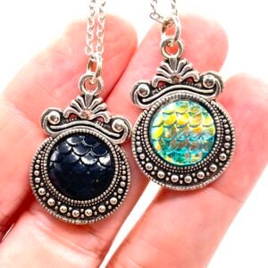 Mermaid Scale Pendant Necklace