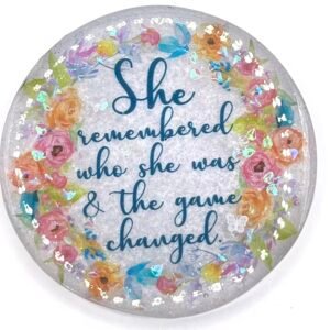 "She Remembered" Resin Keepsake